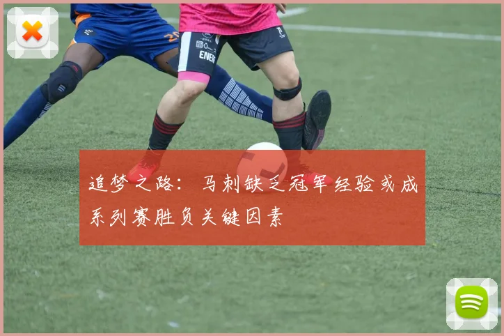 追梦之路：马刺缺乏冠军经验或成系列赛胜负关键因素